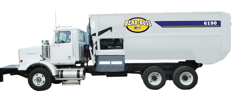 6190-Reel-truck (1) Herd Boss 6190 Horizontal Feed Reel Mixer Truck